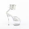 Pleaser - SKY324PREMRSNT Sandaal met enkelband - Zilverkleurig Product image